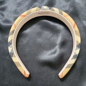Authentic Burberry Vintage Check Headband